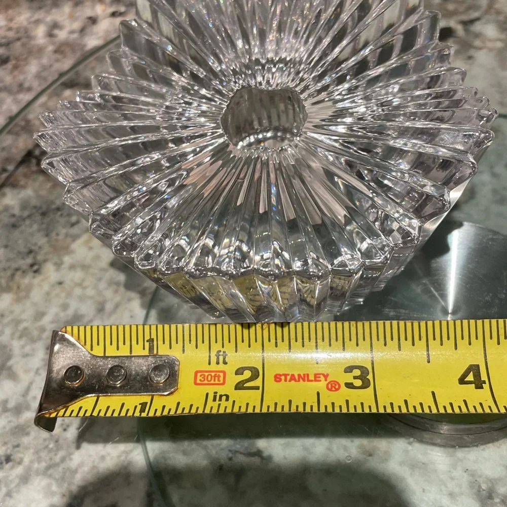 Mikasa Silver Glass Art Intricate Patterns